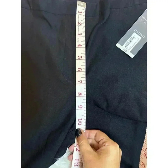 Worthington Black Dress Pants Slim Leg with Stretch Women's Size 8 NEW - Picture 10 of 11
